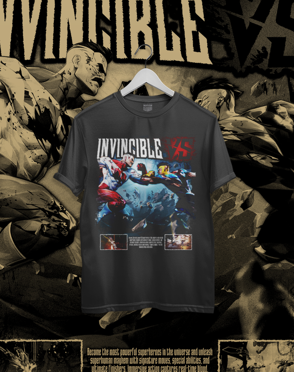 Polera Invincible VS - Invincible vs Omni-man