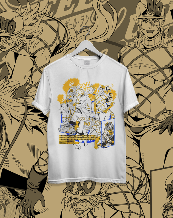 Polera JOJO Steel Ball Run - SBR Diego Brando