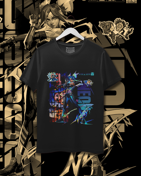 Polera Valorant - Neon