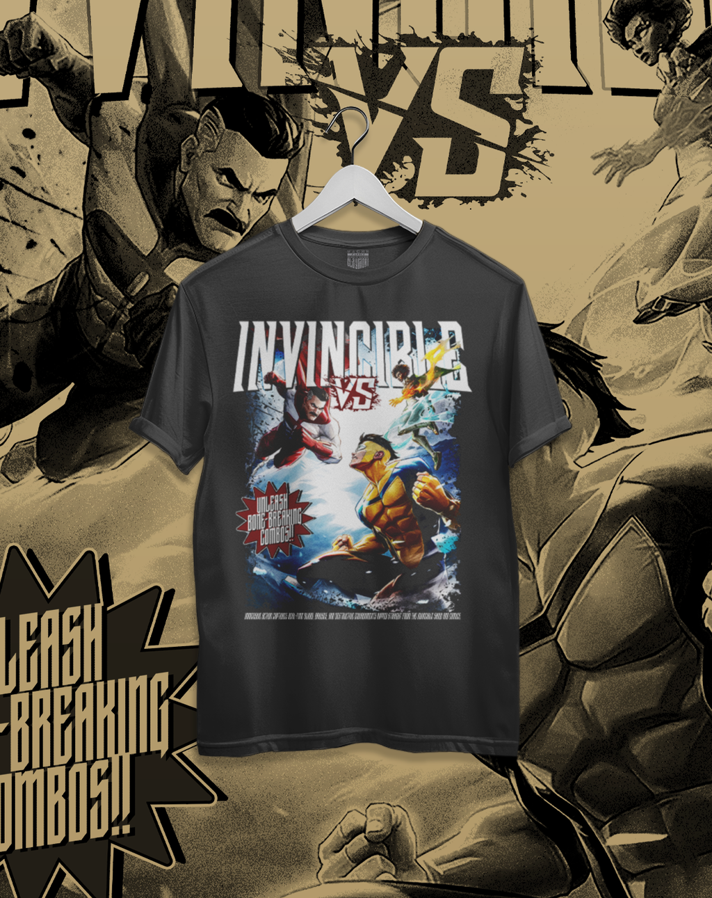 Polera Invincible VS - Comic Fight