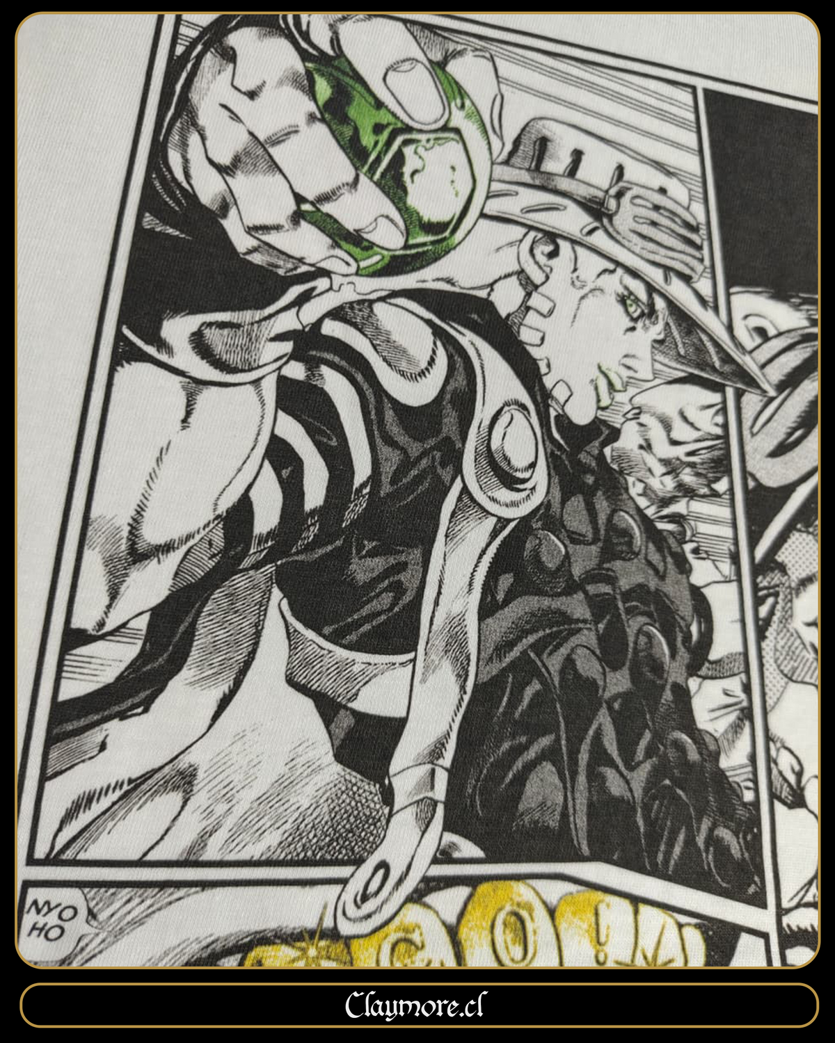 Polera Jojo Steel Ball Run - Gyro Zeppeli