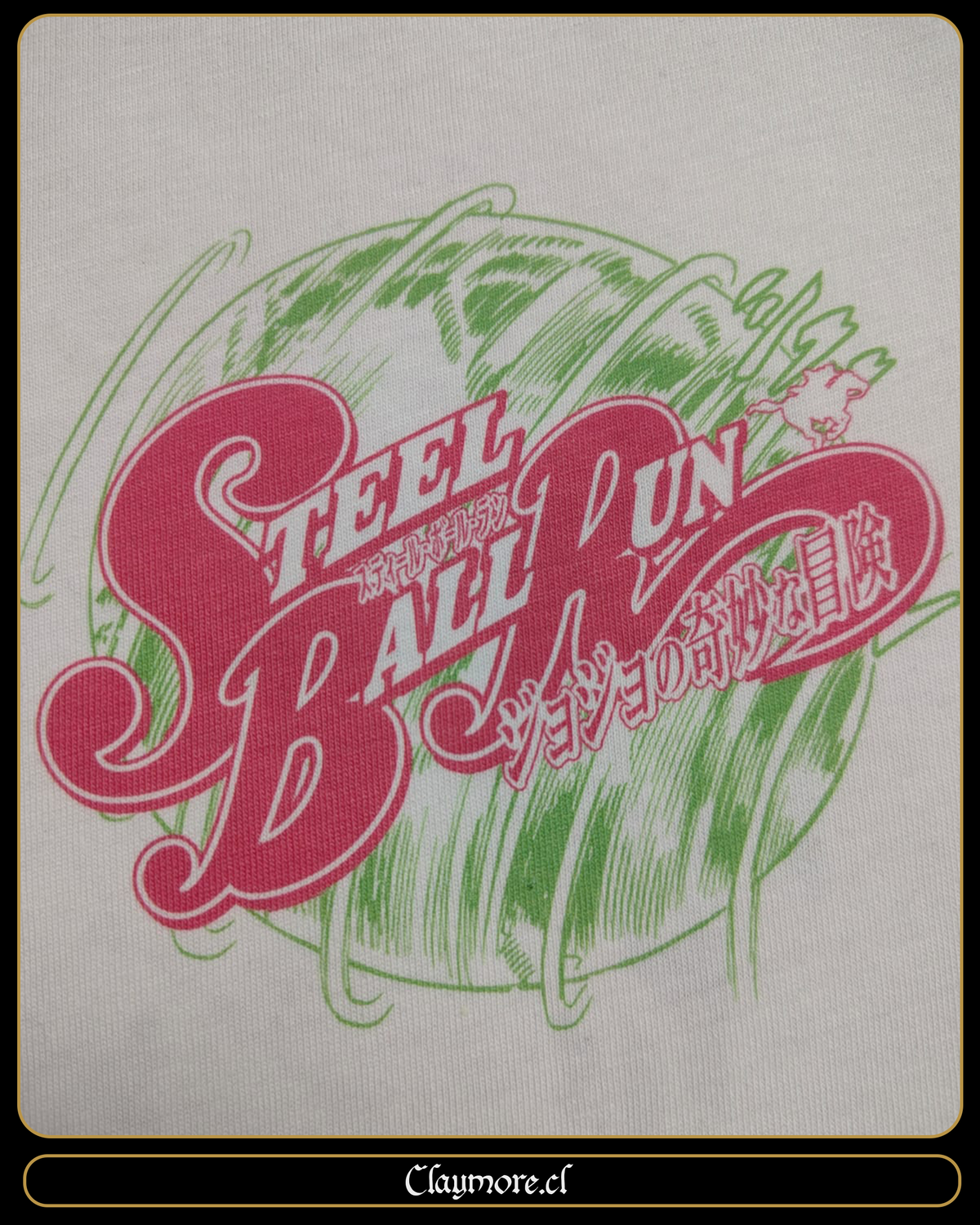 polera de gyro zeppeli en steel ball run anime 1