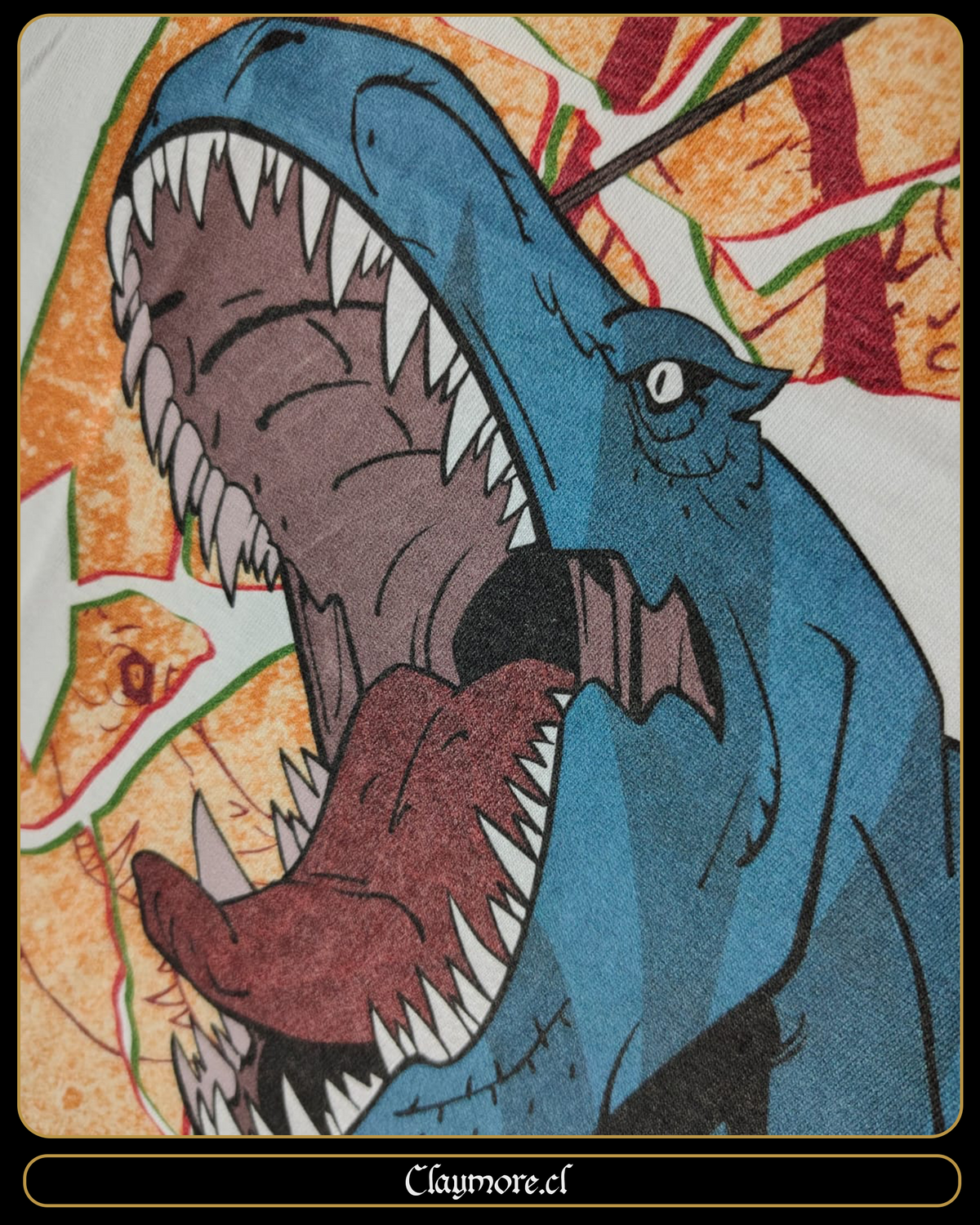 polera de primal de gendy tartakovsky, con fang y spear 1