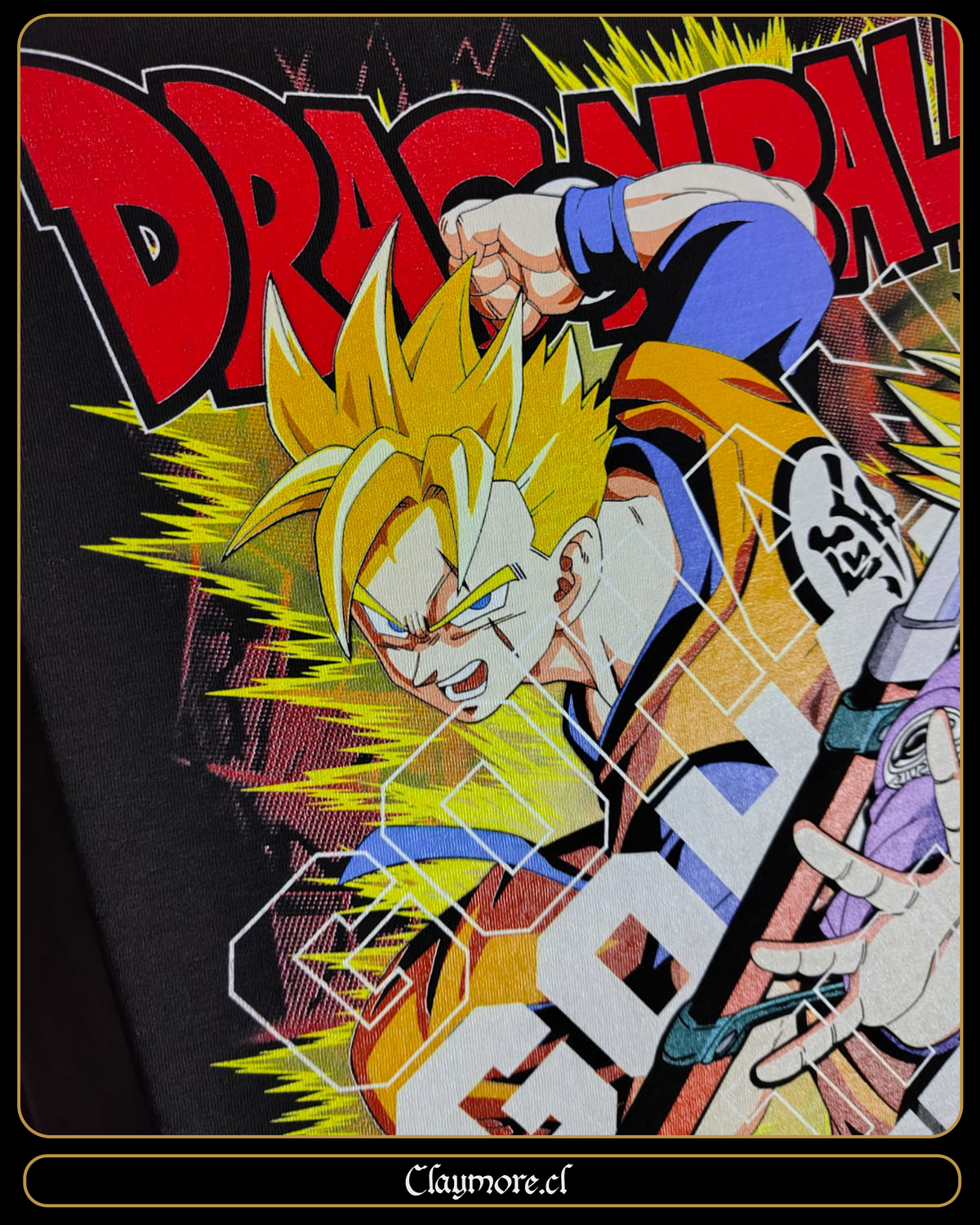 polera de gohan y trunks del futuro de dragon ball z 1