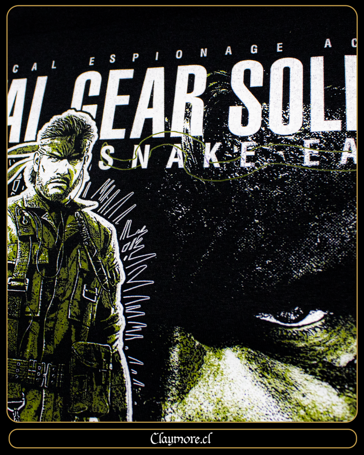 polera de metal gear solid delta snake eater 2
