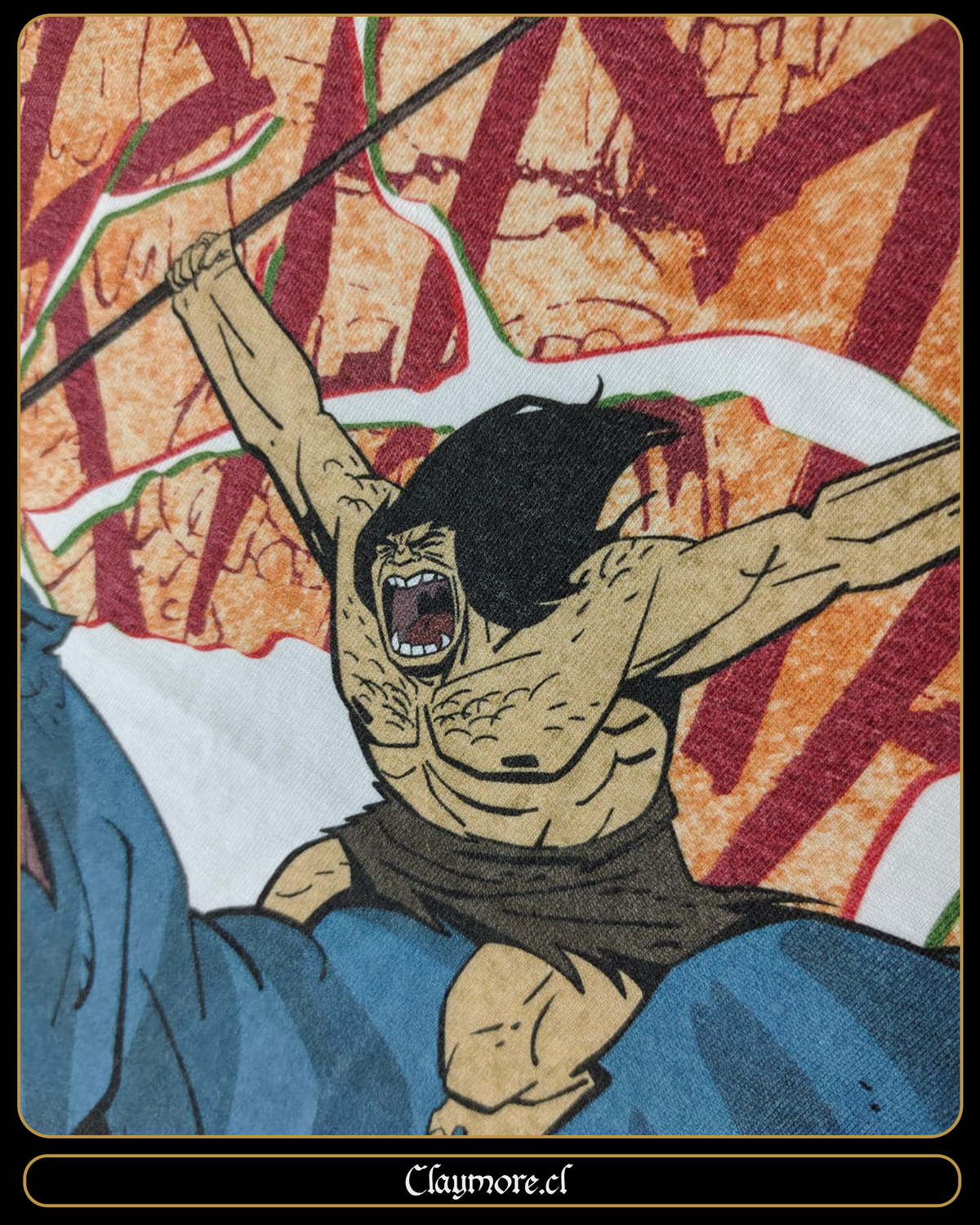 polera de primal de gendy tartakovsky, con fang y spear 2