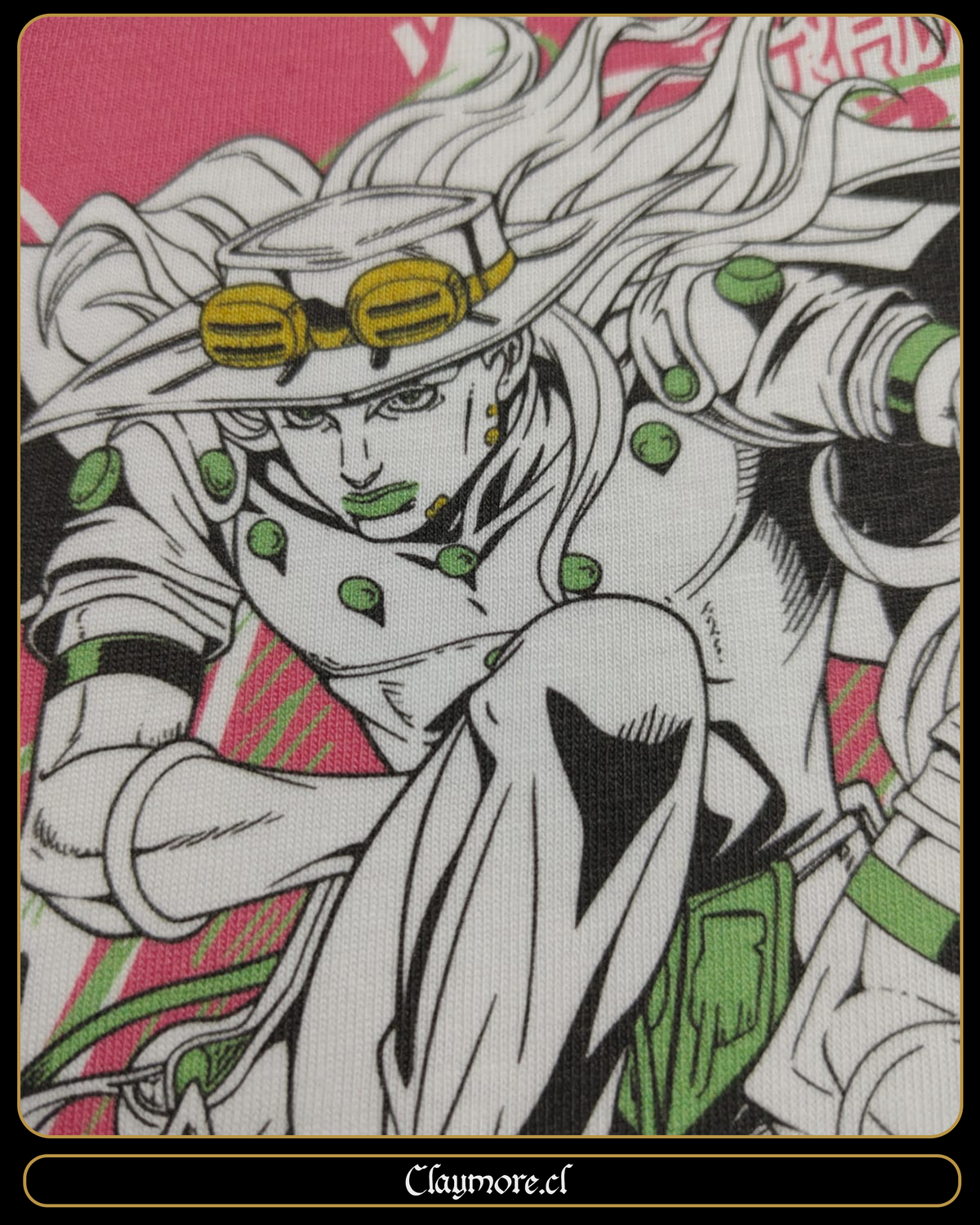 polera de gyro zeppeli en steel ball run anime 2