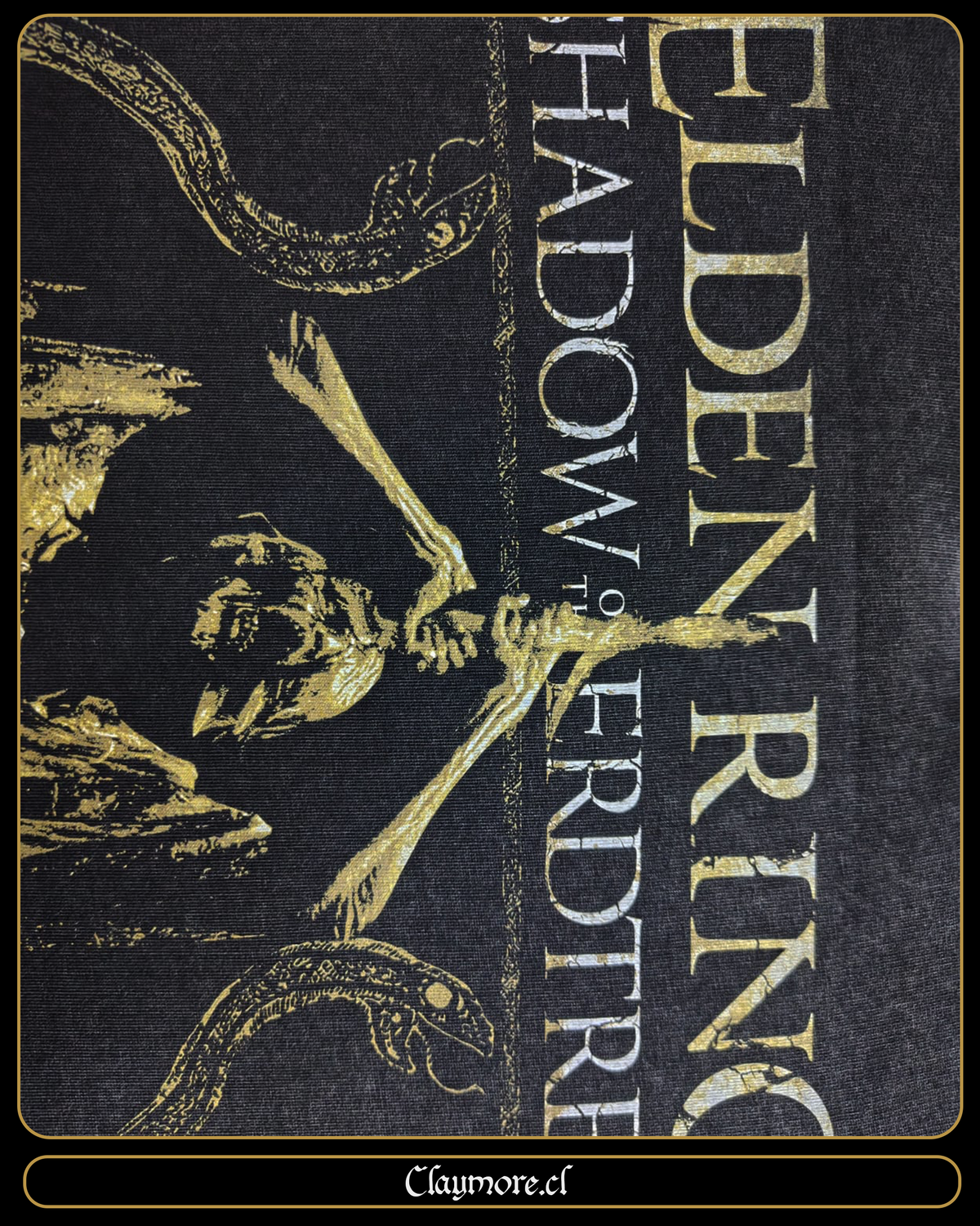 polera de elden ring dlc shadow of the erdtree con midra y frase de messmer 1