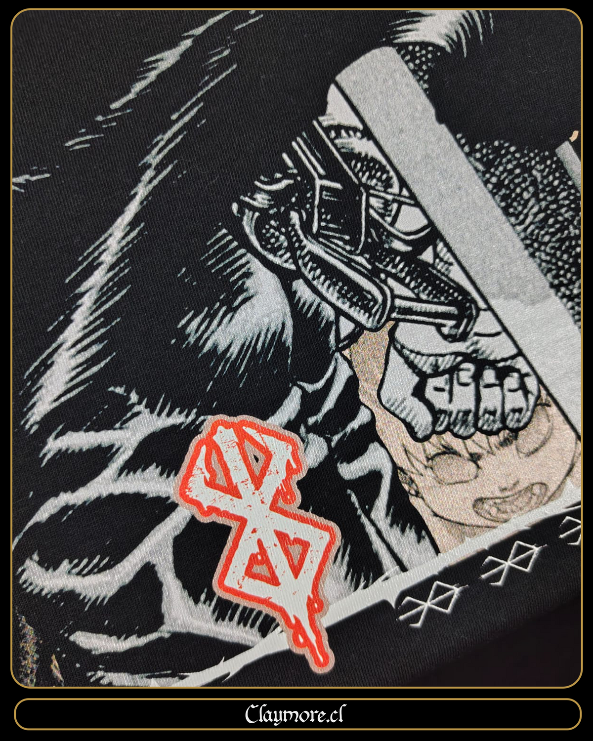 Polera de Guts de Berserk 3