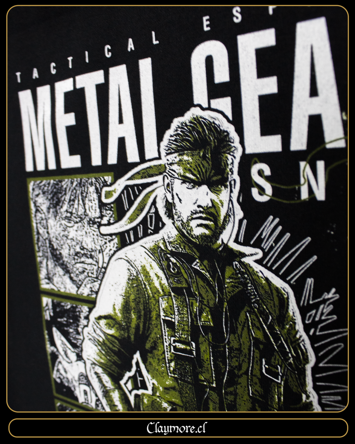 polera de metal gear solid delta snake eater 3