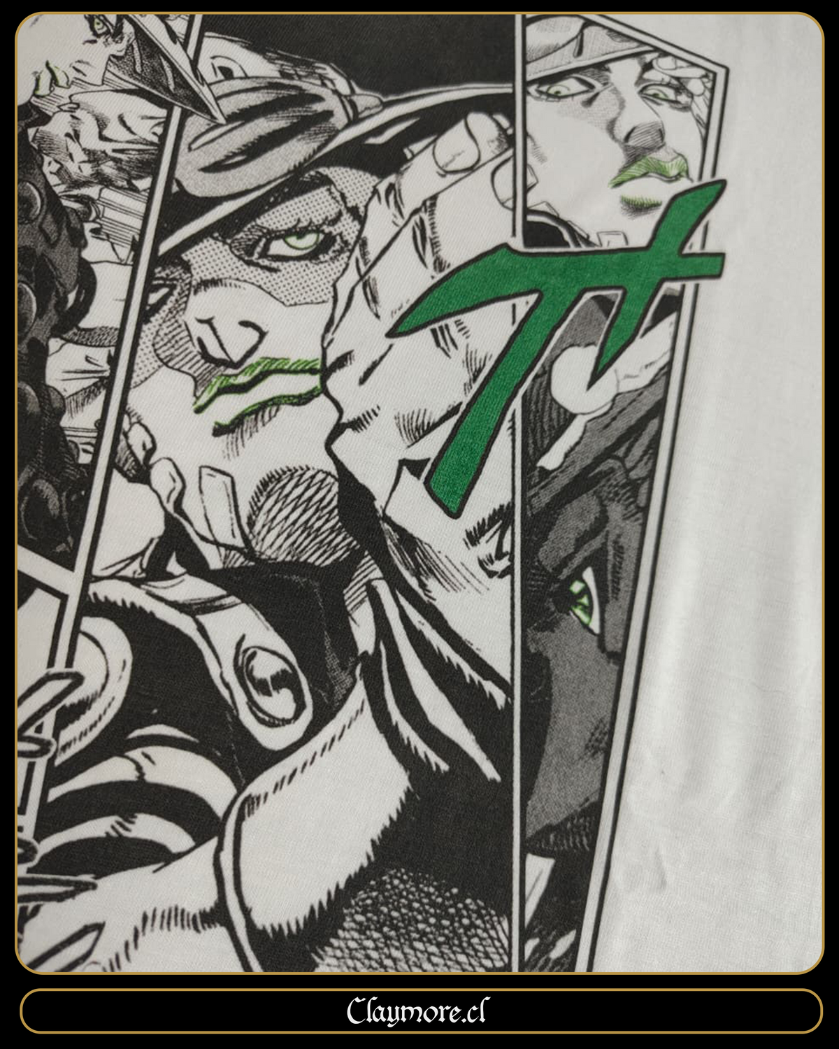 Polera Jojo Steel Ball Run - Gyro Zeppeli