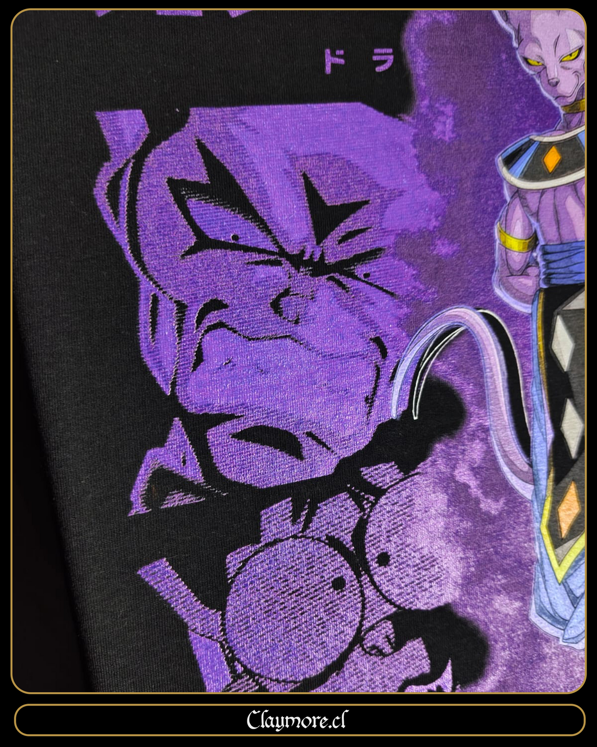 polera de Bills Dios de la Destrucción dragon ball super DBS 3