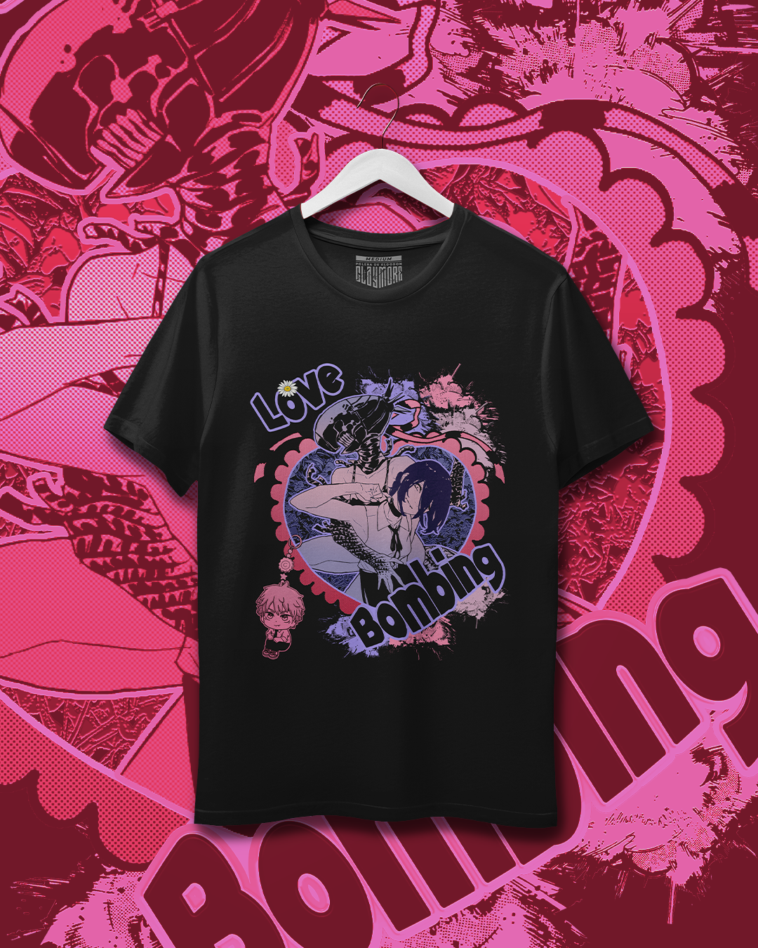 Polera Chainsaw Man - Love Bombing