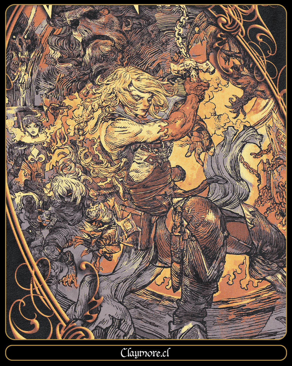 Polera de Castlevania Belmonts Curse 02
