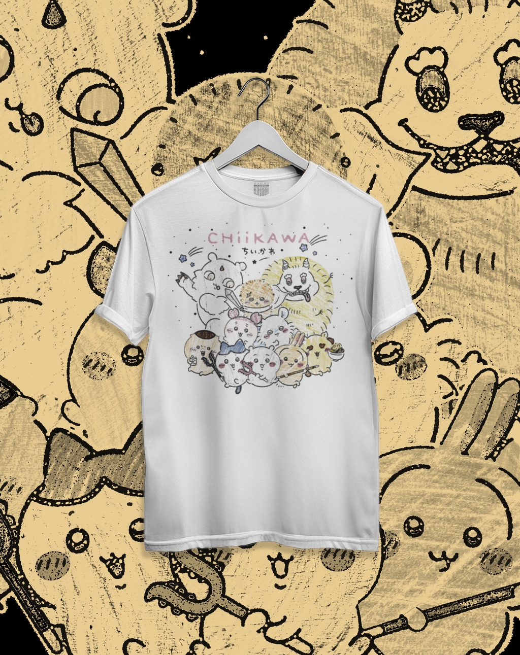 Polera blanca Chiikawa - Chiisakute