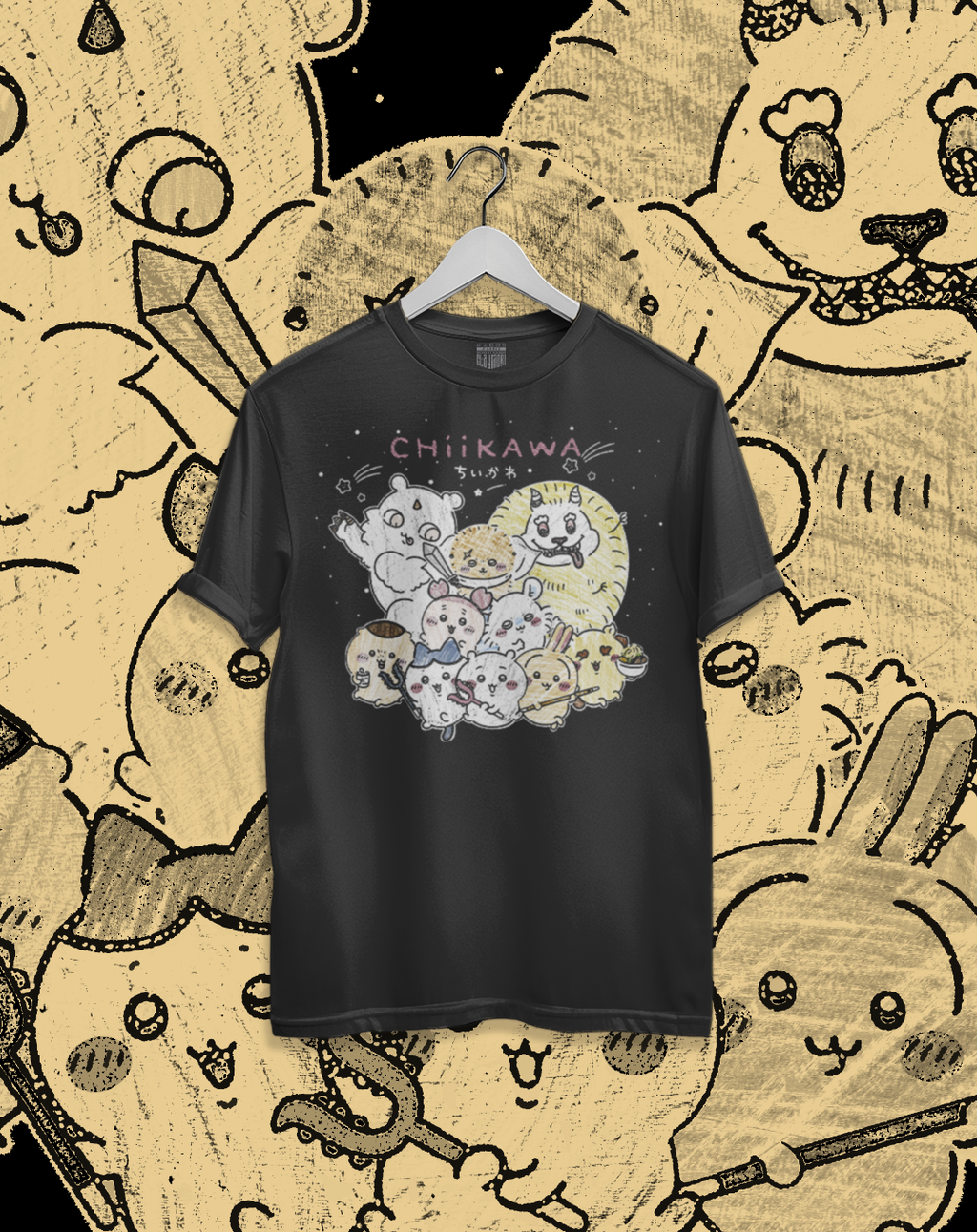Polera negra Chiikawa - Chiisakute