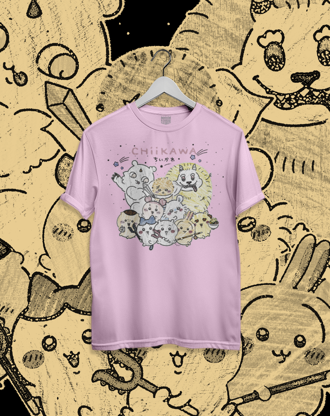 Polera rosa Chiikawa - Chiisakute