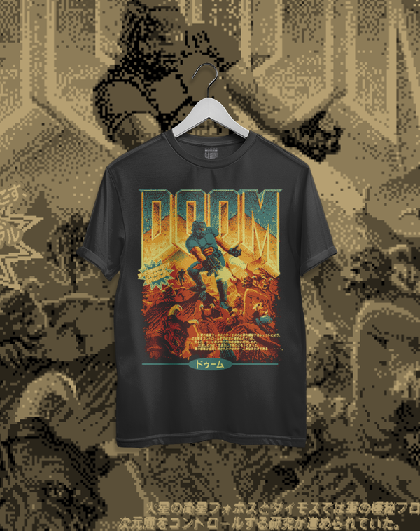Polera Doom - Doom 1993 Japan Pixel