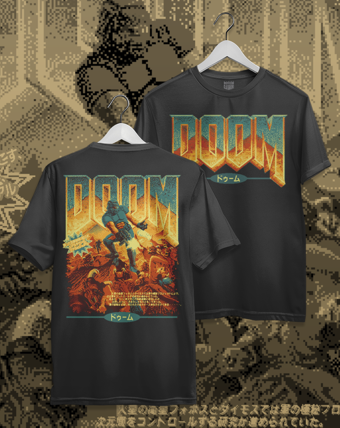 Polera Doom - Doom 1993 Japan Pixel