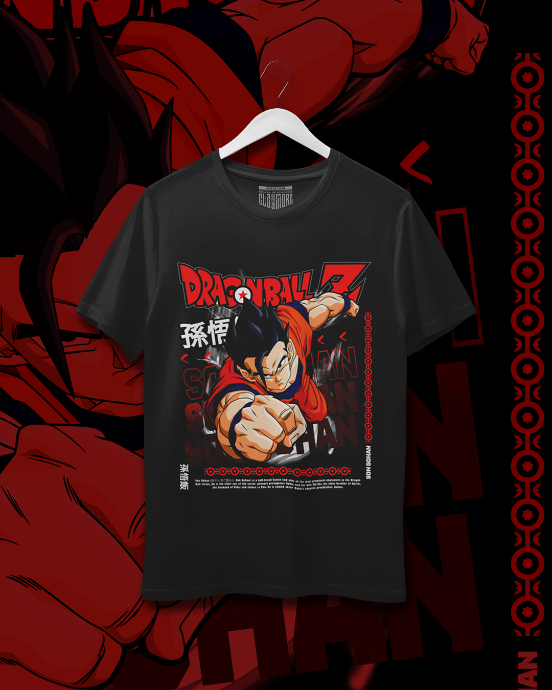 Polera Dragon Ball Z - Gohan Mystic
