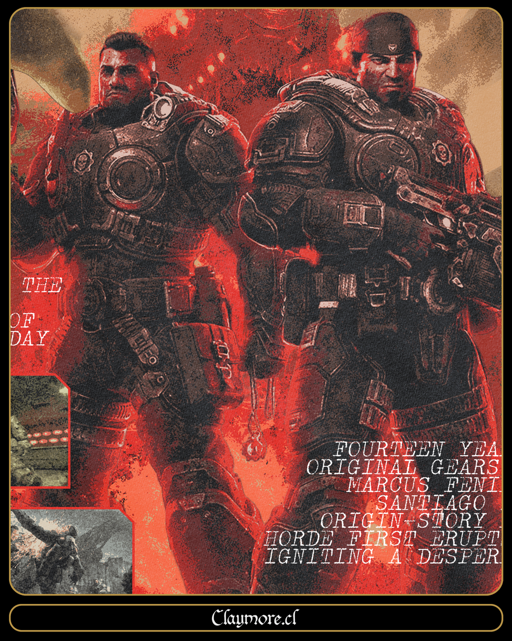 Polera de Gears of War E Day 07