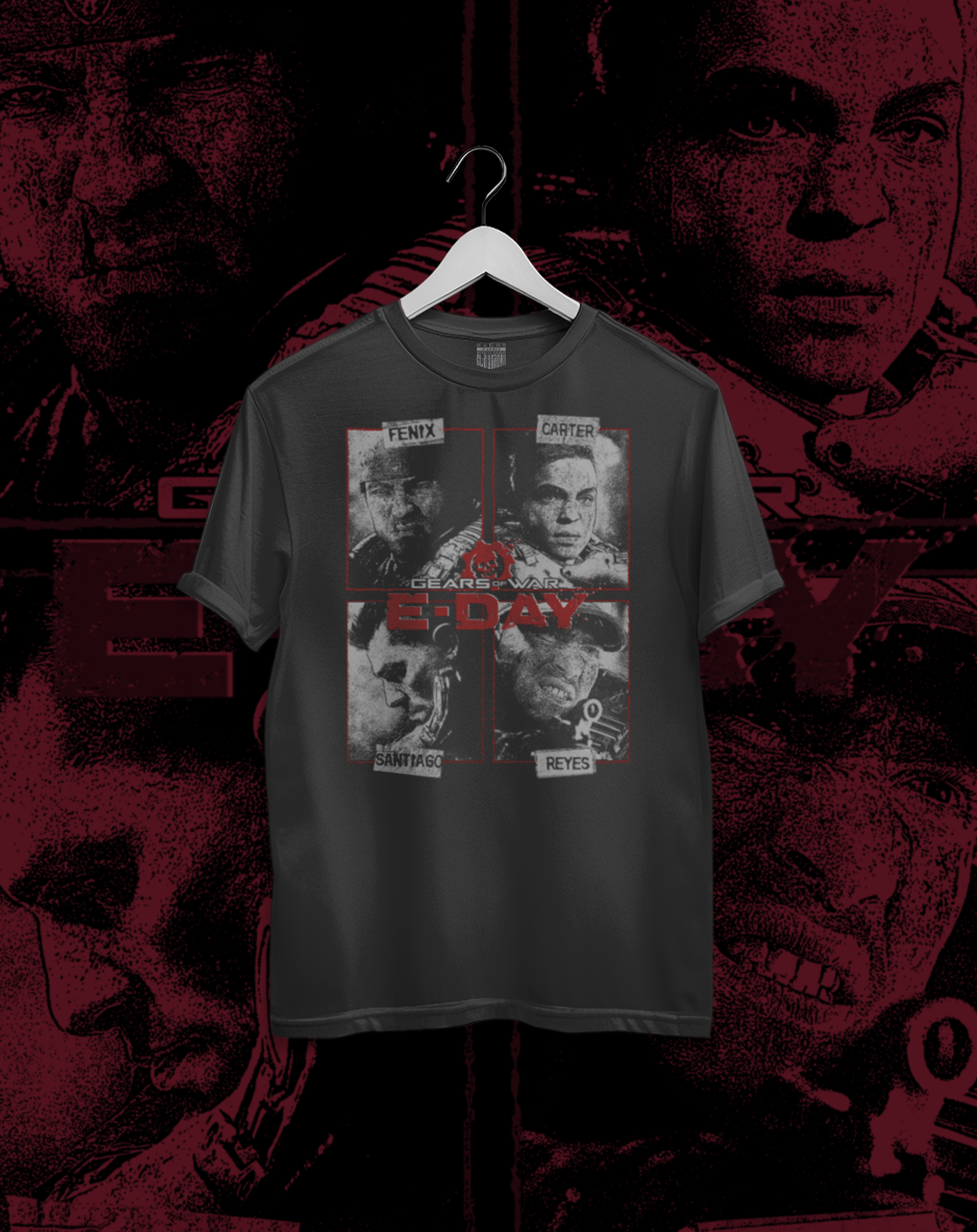 Polera Gears of War E-Day - Bravo Squad
