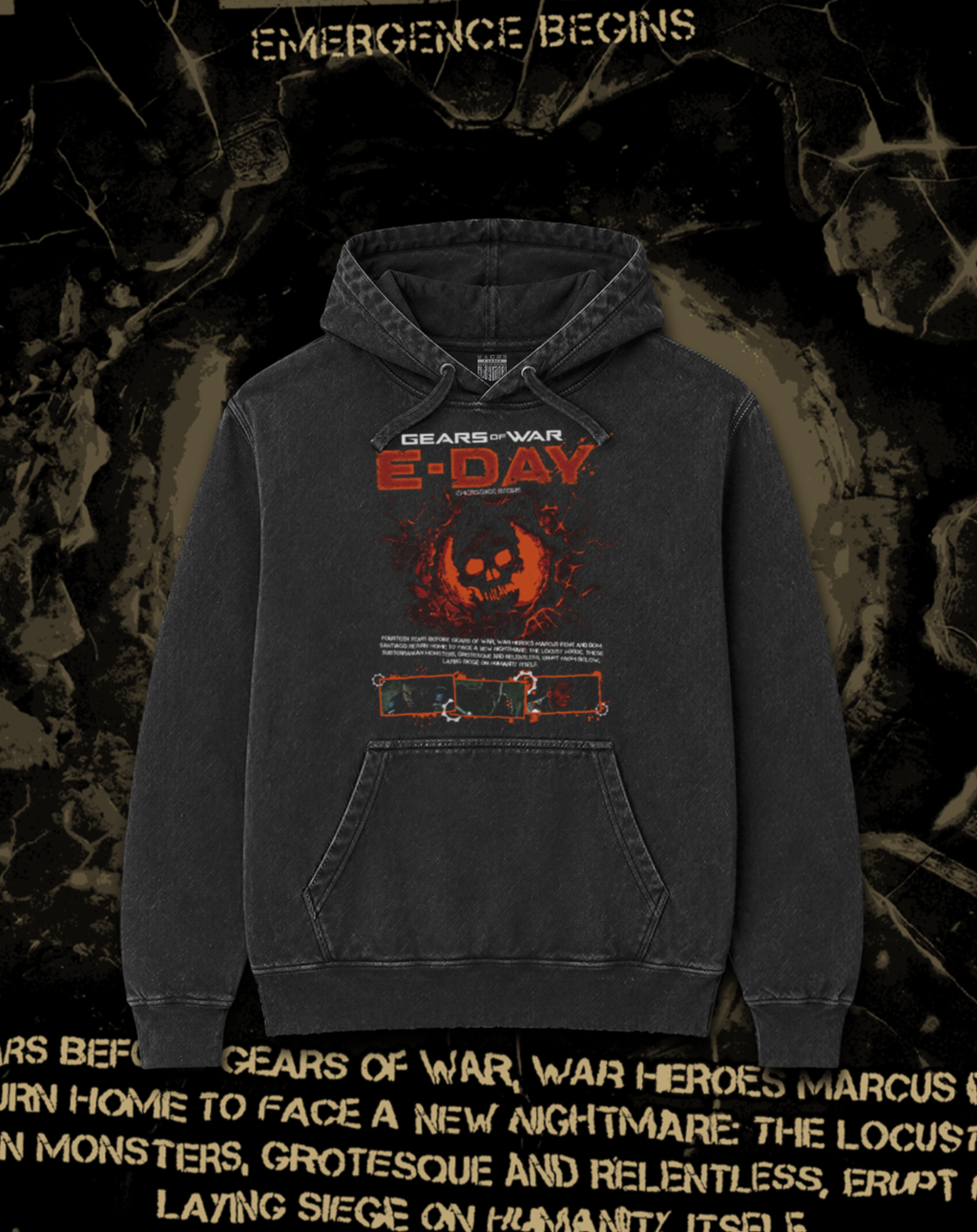 Polerón Gears of War E-Day - Emergence Day