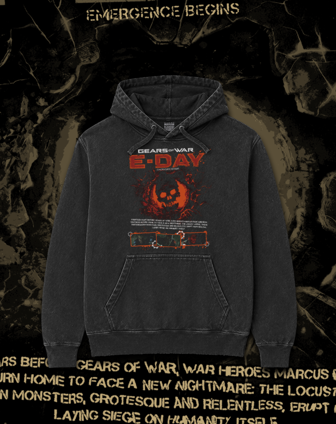 Polerón Gears of War E-Day - Emergence Day