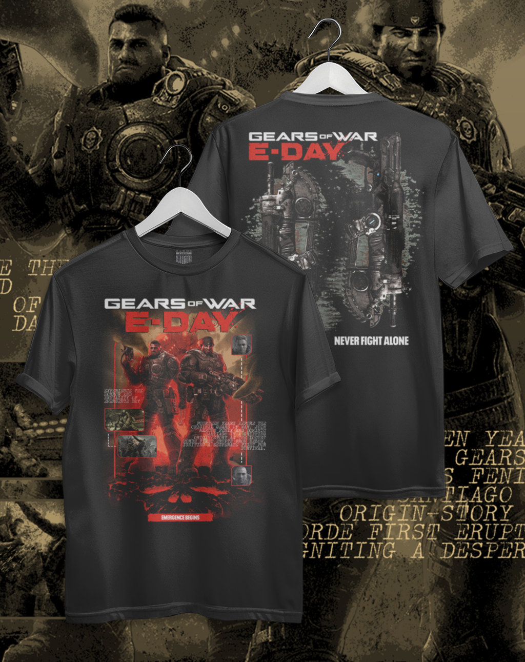 Polera Gears of War E-Day - Gears of War E Day