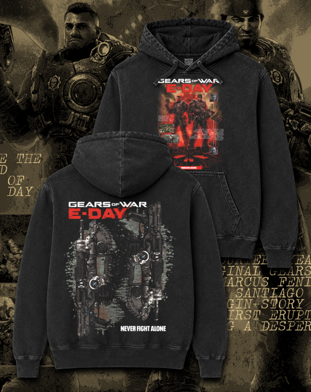 Polerón Gears of War E-Day - Gears of War E Day