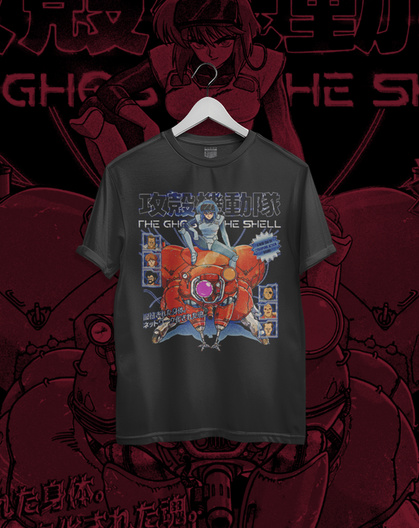 Polera The Ghost in the Shell - Motoko Kasunagi & Fuchikoma