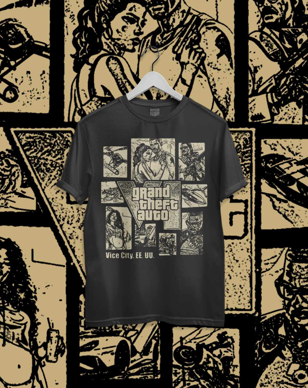 Polera Gran Theft Auto - GTA VI (N)
