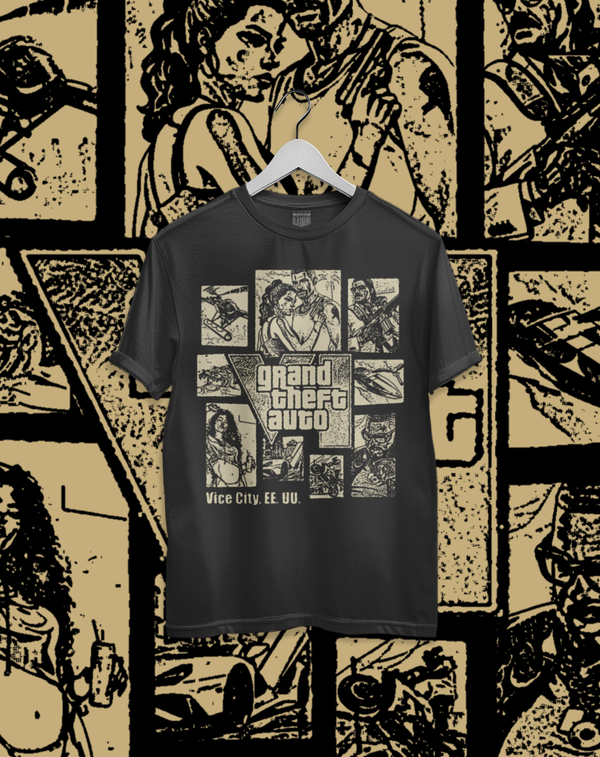 Polera Gran Theft Auto - GTA VI (N)