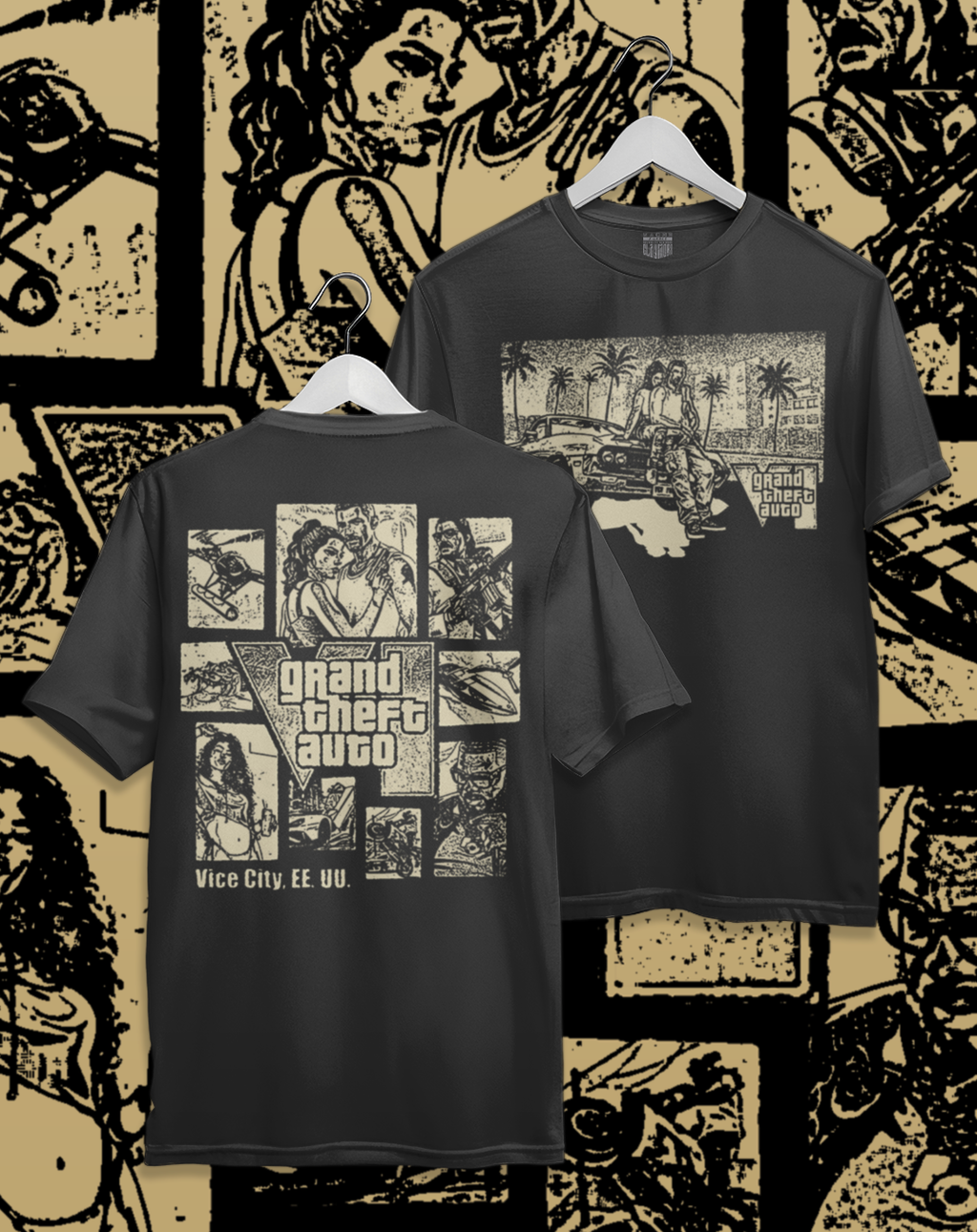 Polera Gran Theft Auto - GTA VI (N)