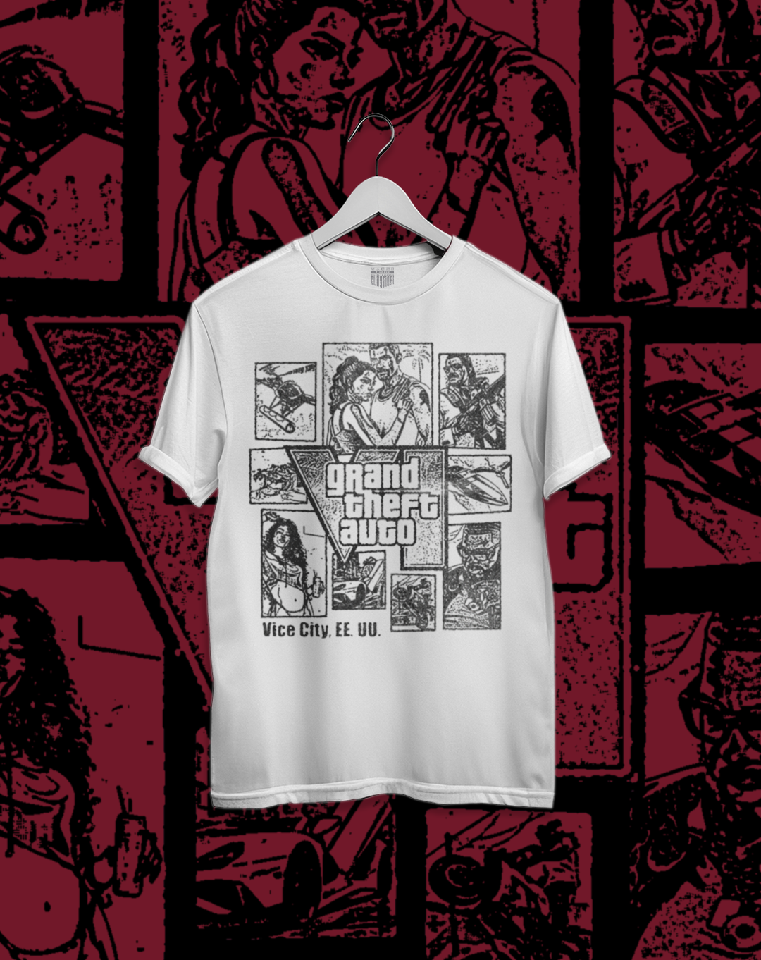 Polera Gran Theft Auto - GTA VI (B)