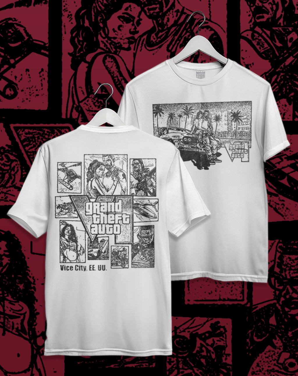 Polera Gran Theft Auto - GTA VI (B)
