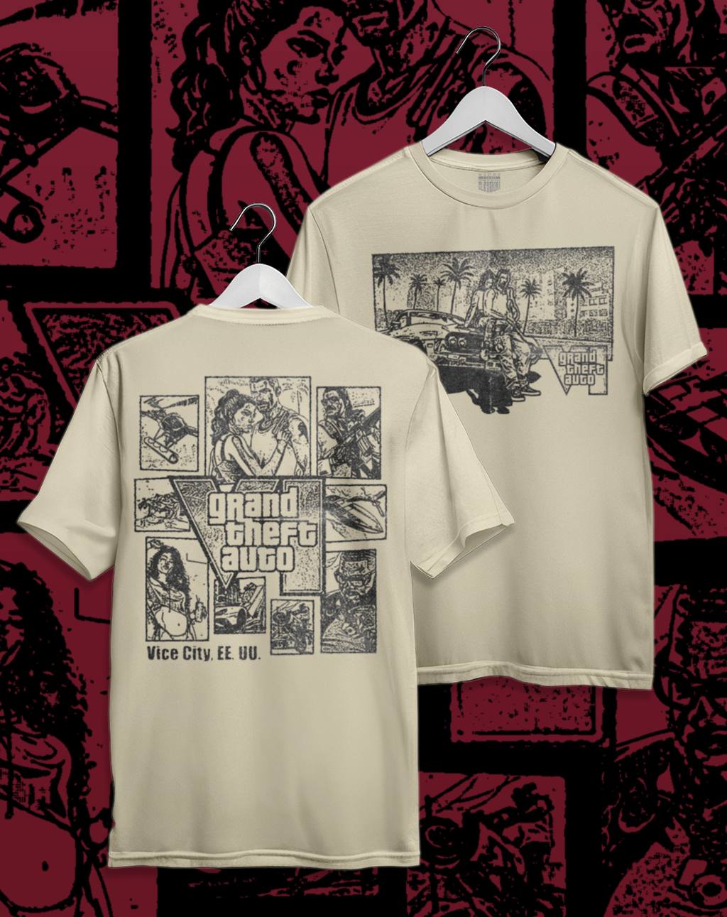 Polera Gran Theft Auto - GTA VI (B)