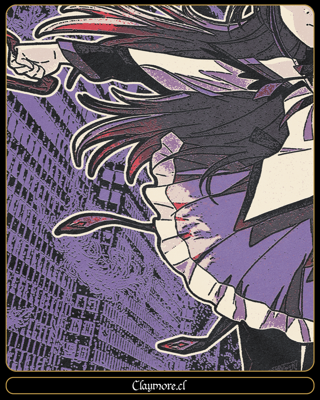 Polera de Madoka Magica Homura 1