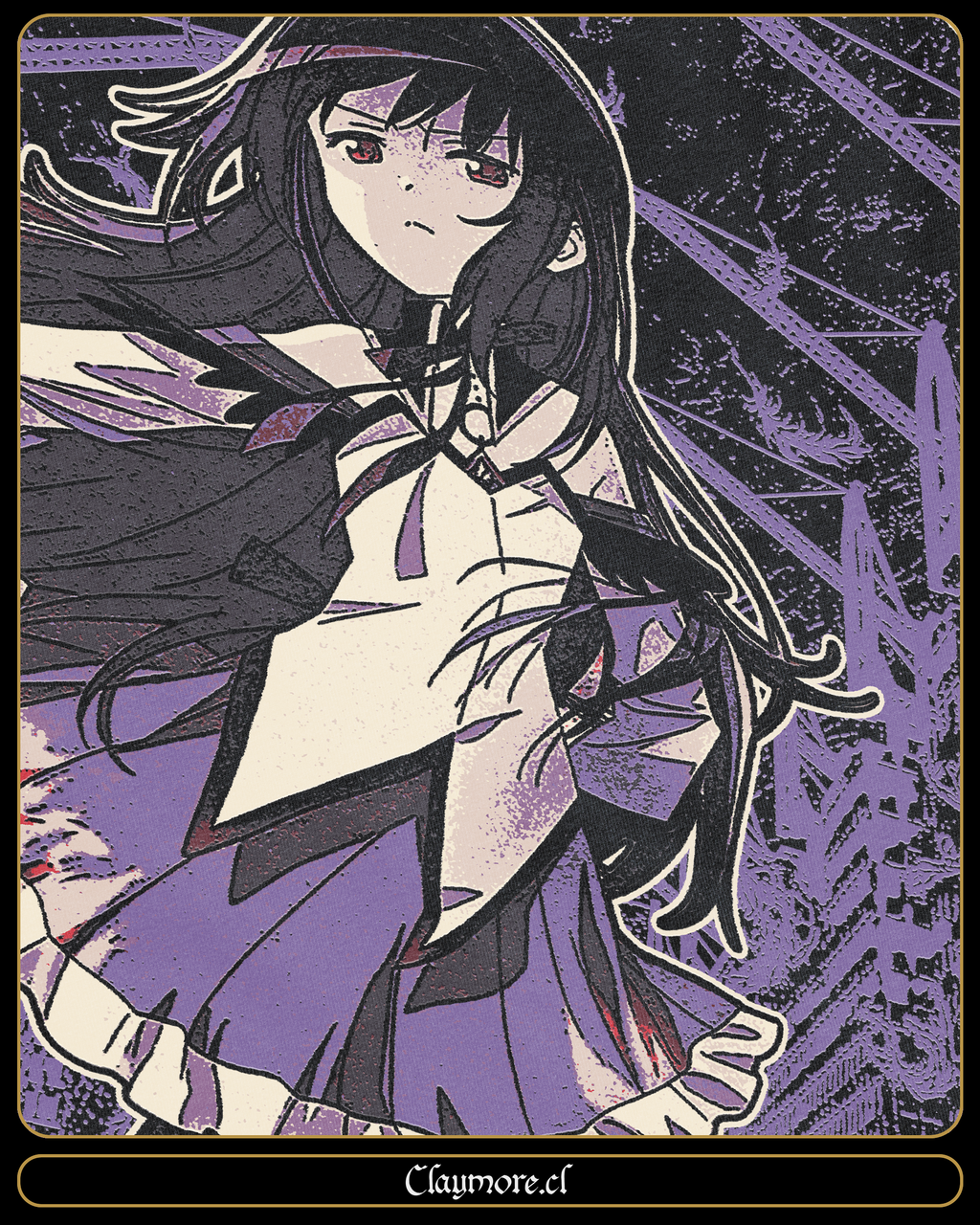 Polera de Madoka Magica Homura 3