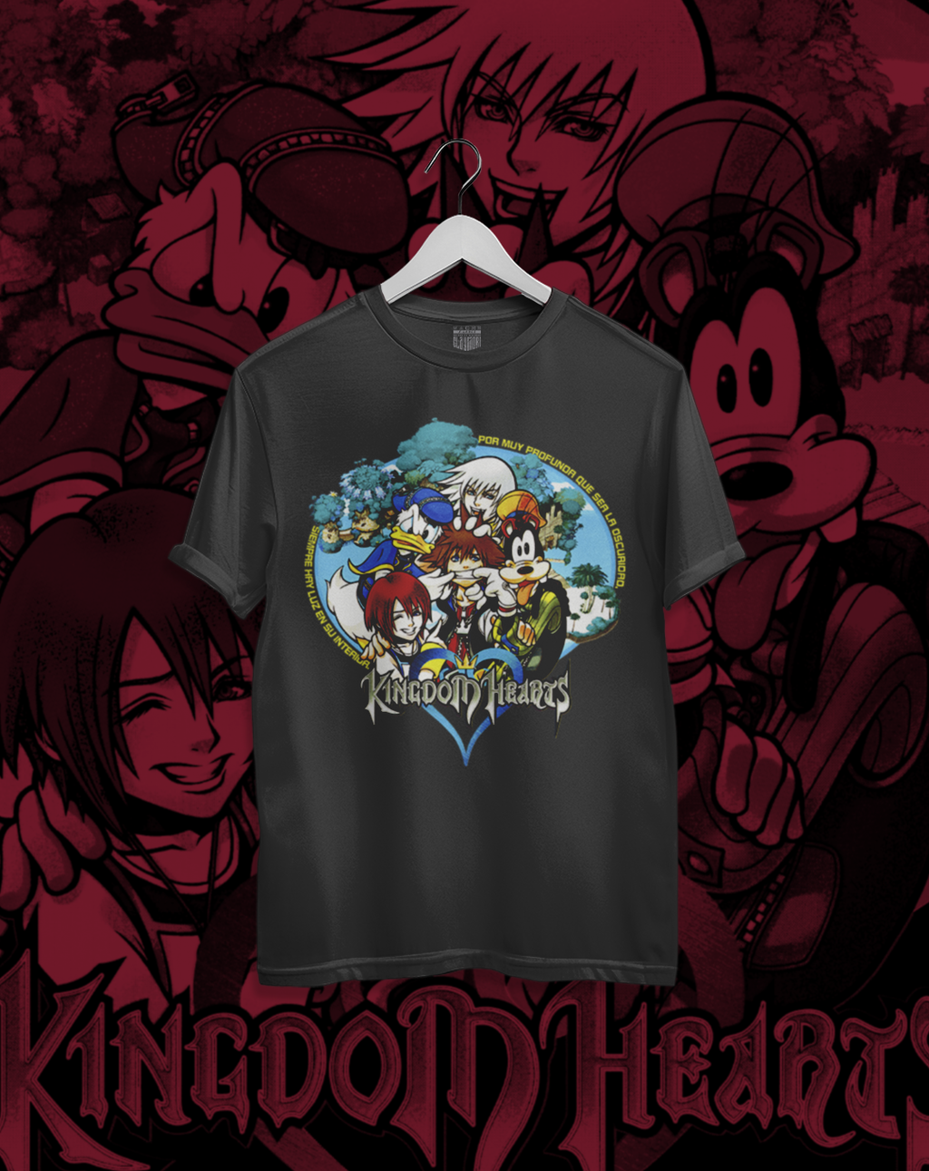 Polera Kingdom Hearts - La Fuerza de la Amistad