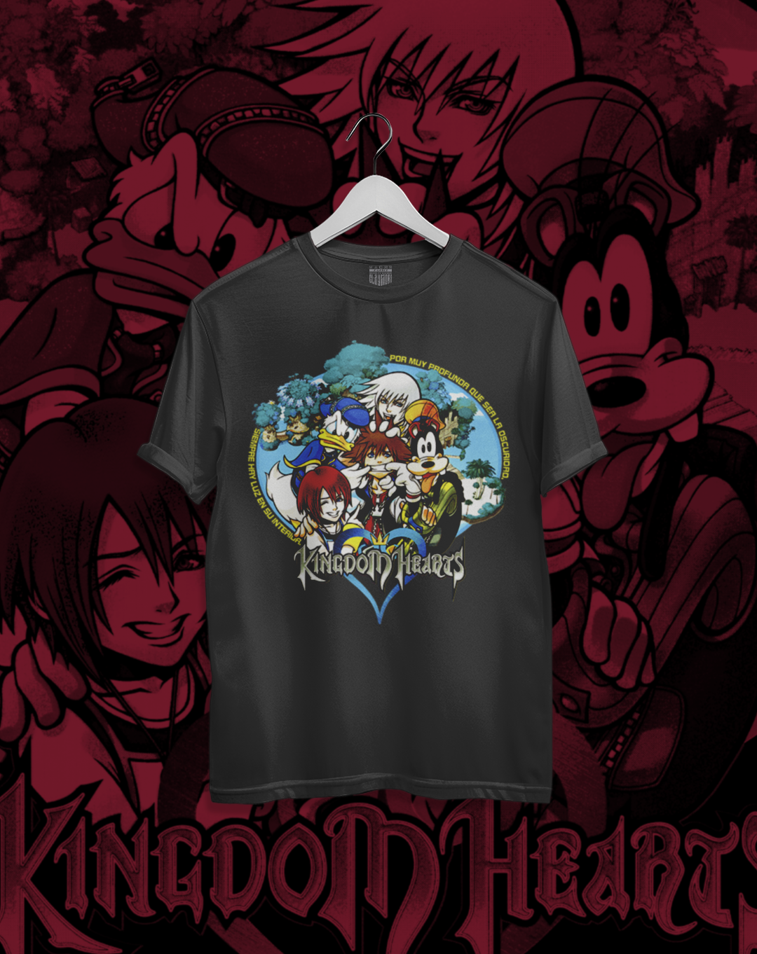 Polera Kingdom Hearts - La Fuerza de la Amistad