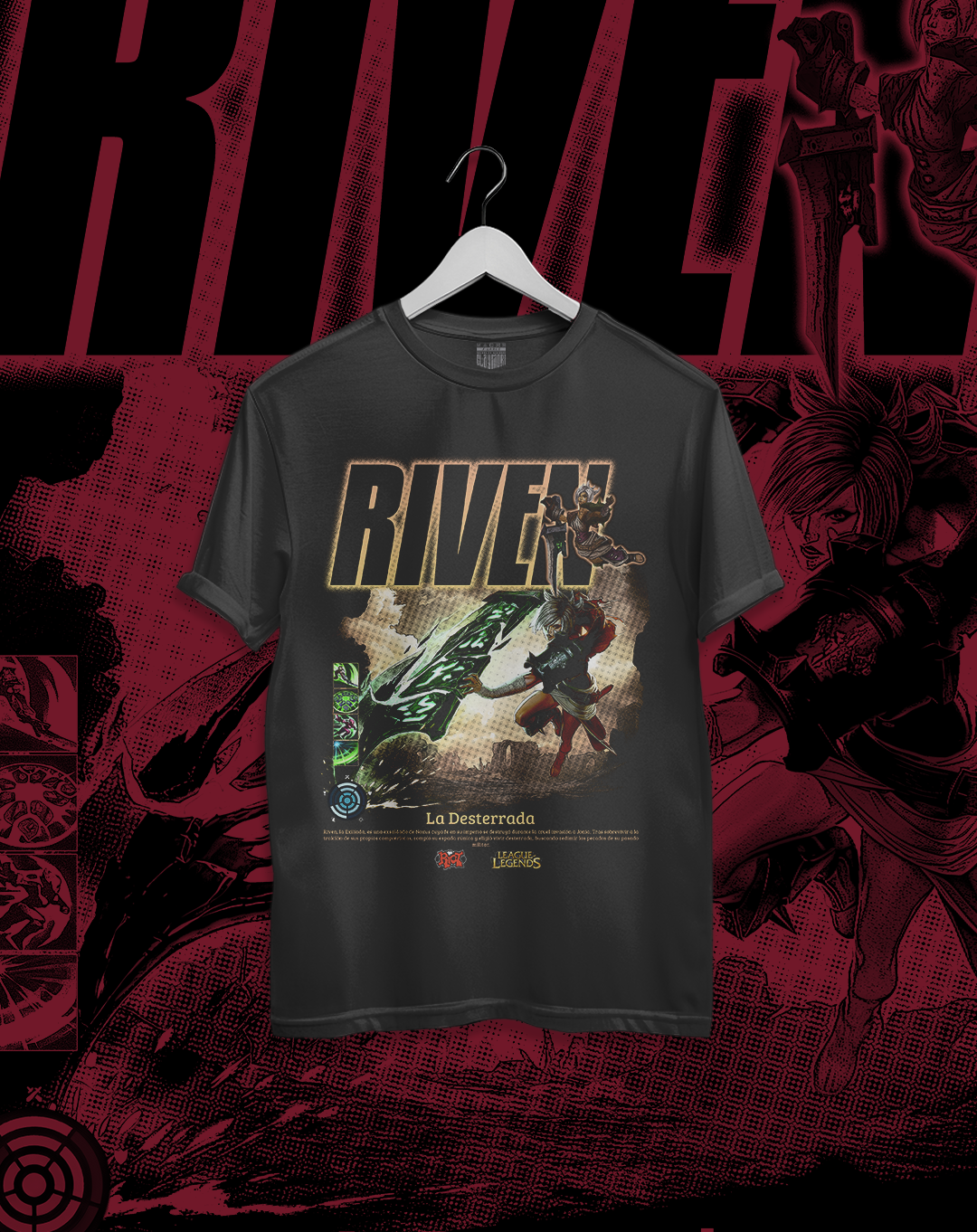 Polera League of Legends - Riven