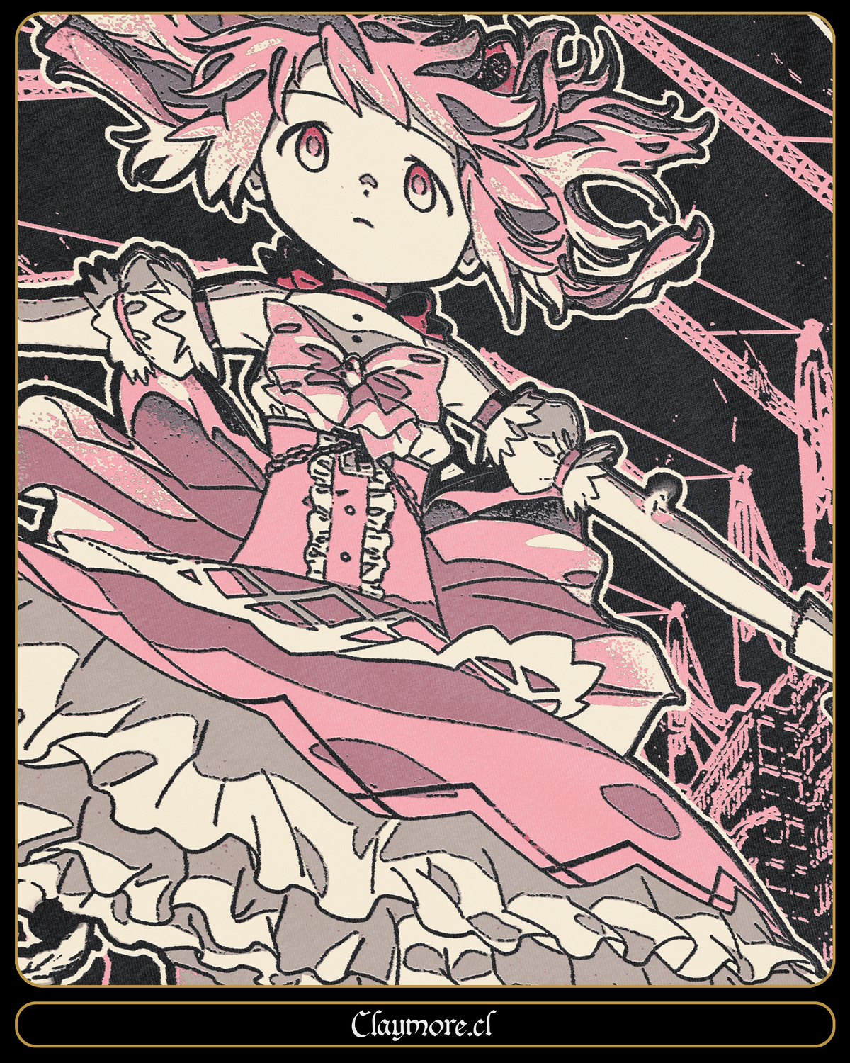 Polera de Madoka Magica Madoka Kaname 3
