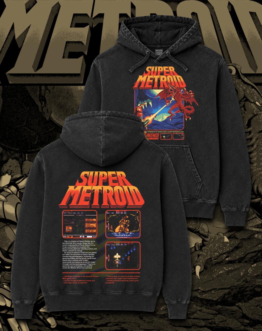 Polerón Metroid - Super Metroid