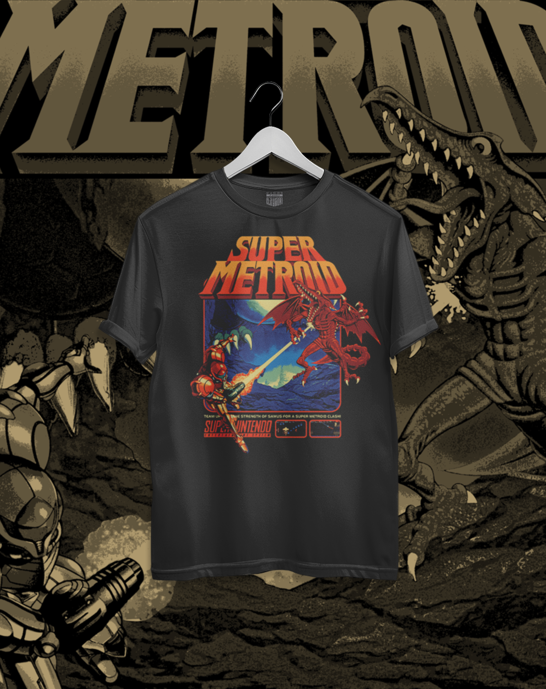 Polera Metroid - Super Metroid