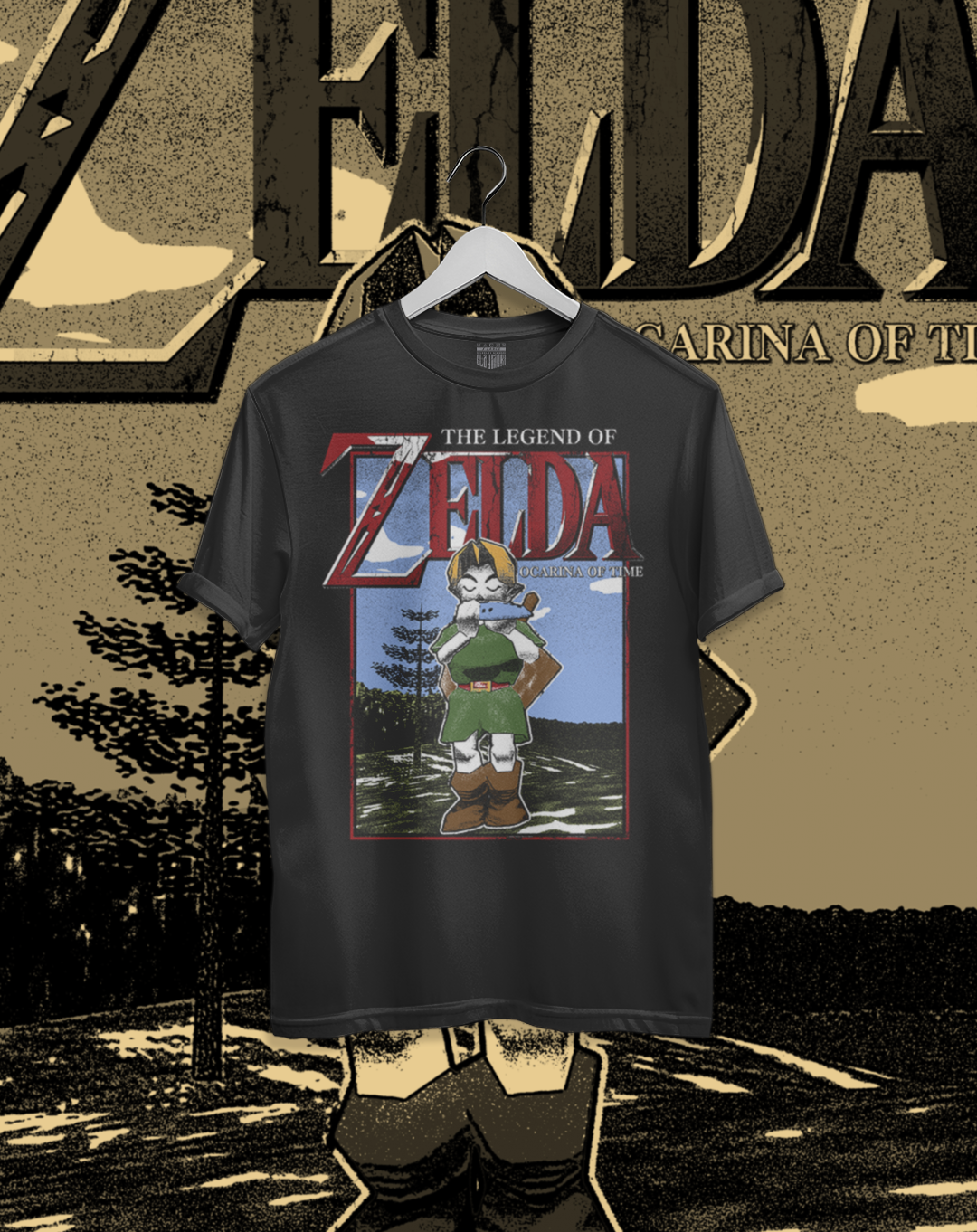 Polera The Legend of Zelda - Link Ocarina Retro