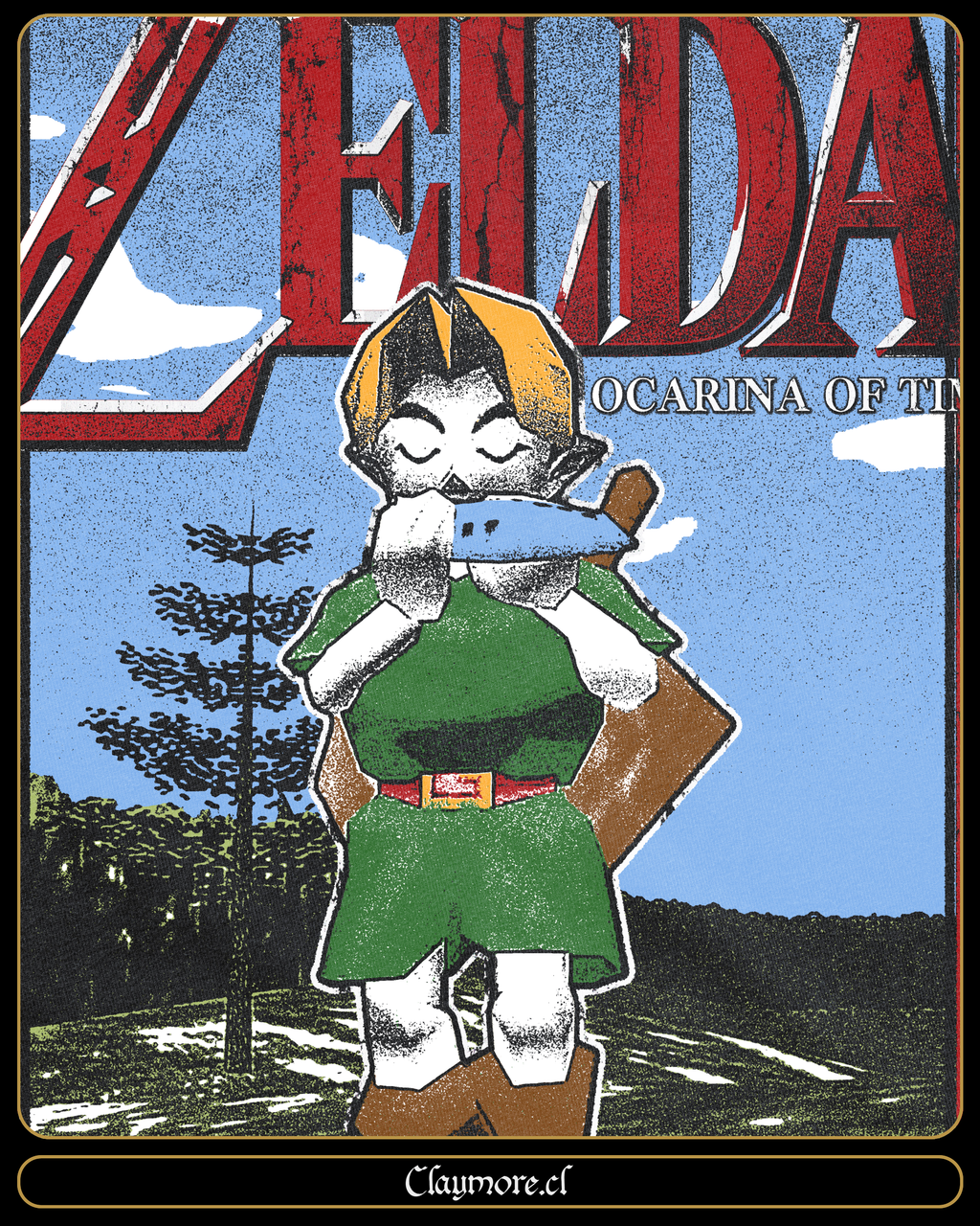Polera de Zelda Ocarina 02