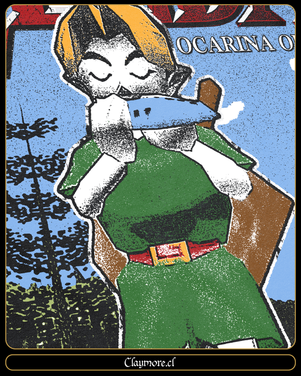 Polera de Zelda Ocarina 01