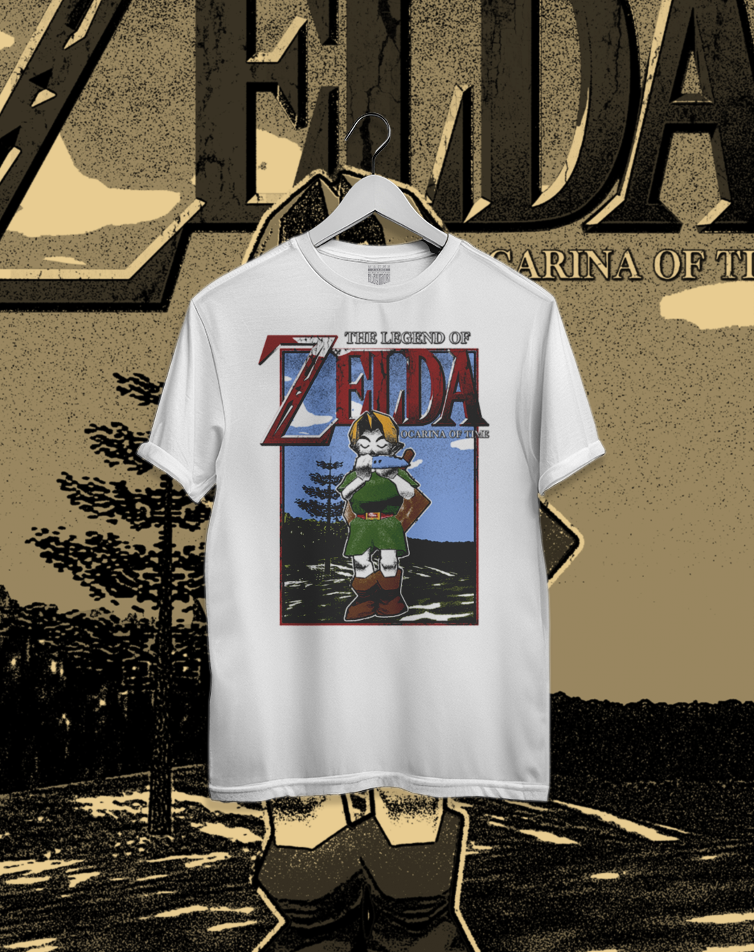 Polera The Legend of Zelda - Link Ocarina Retro