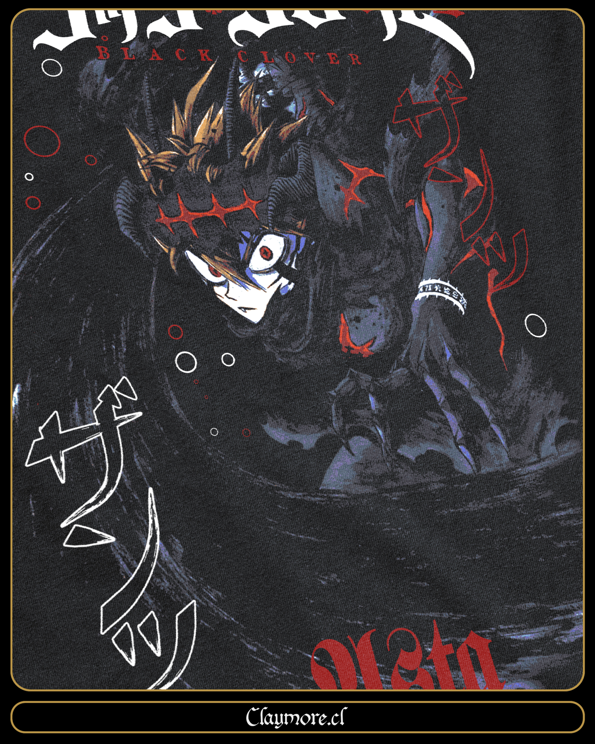 Polera de Asta Black Clover 01
